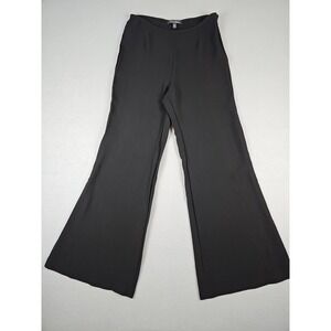 Brooks Brothers Women's Size 10 Black Career Pull On Wide Leg Pants‎